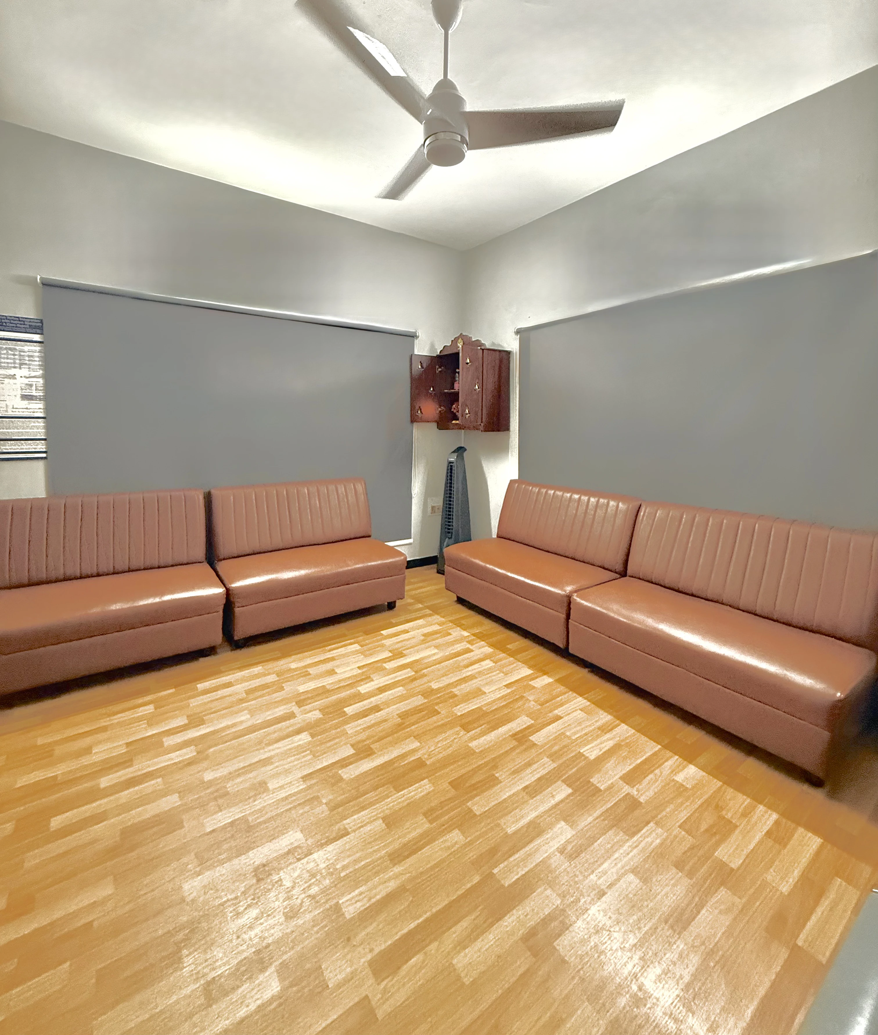 Patient waiting area at Caring Vision Therapy clinic