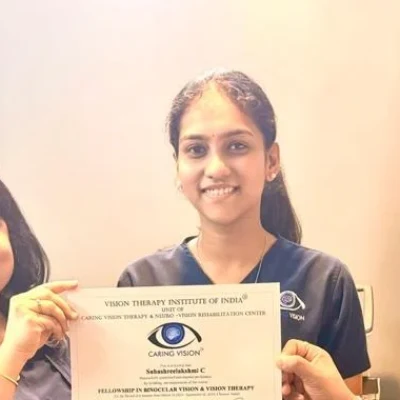 Optom. Subashreelakshmi C, Fellowship Graduate